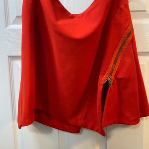 Versace skirt with zipper from front to back